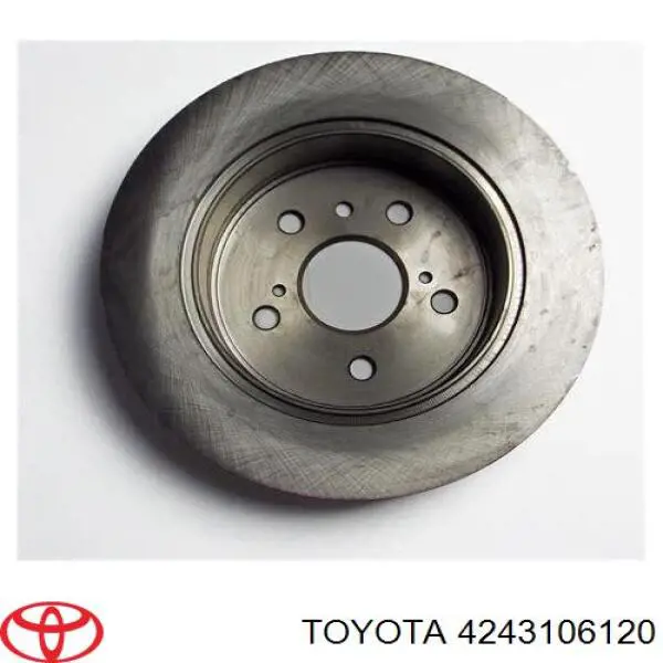 Disco do freio traseiro Toyota 4243106120