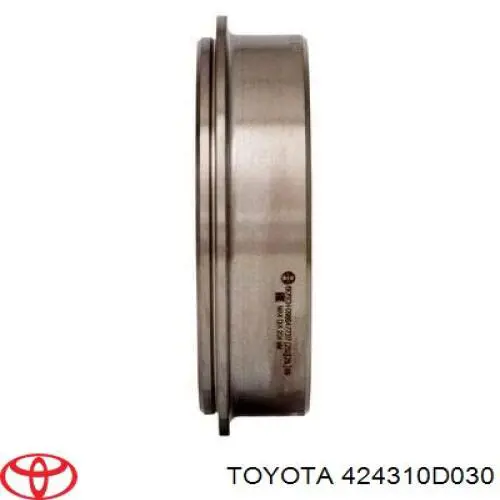 424310D030 Toyota Tambor do freio traseiro