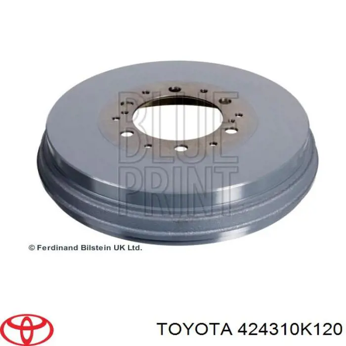 424310K120 Toyota Tambor do freio traseiro