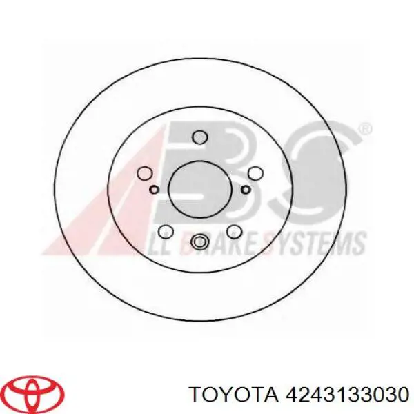 Compre 4243133030 Toyota Disco do freio traseiro