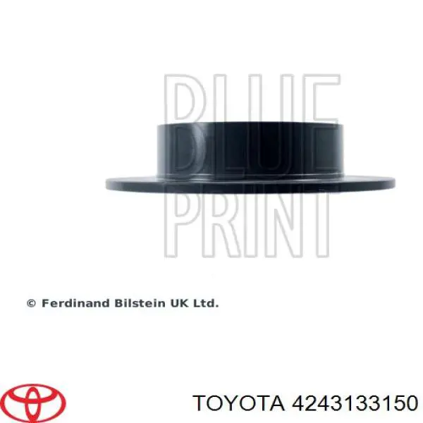 4243133150 Toyota Disco do freio traseiro
