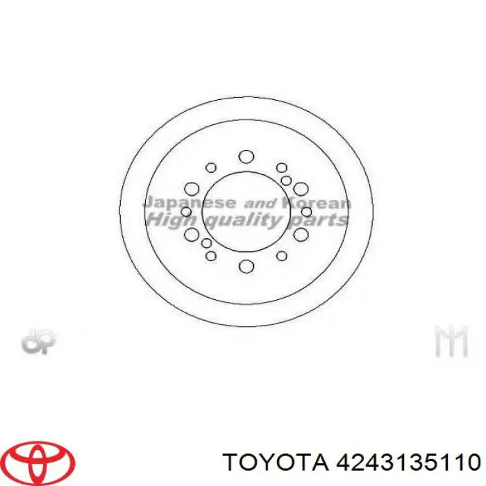 Compre 4243135110 Toyota Tambor do freio traseiro