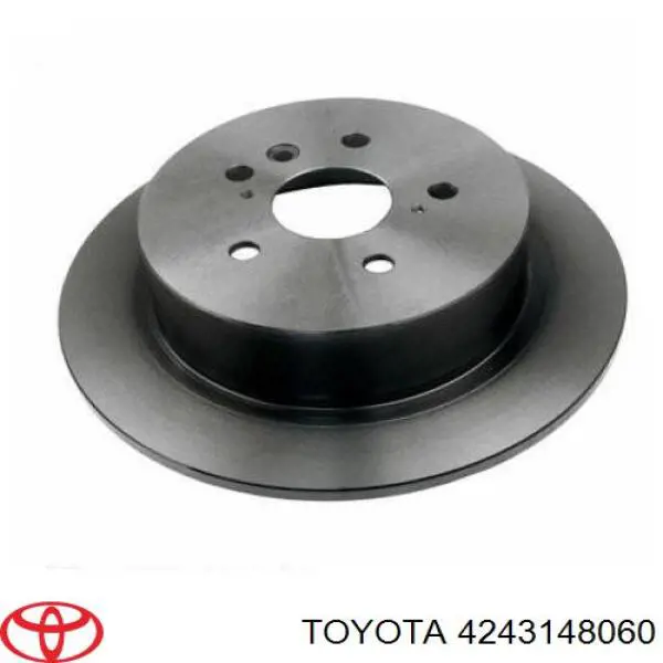4243148060 Toyota Disco do freio traseiro