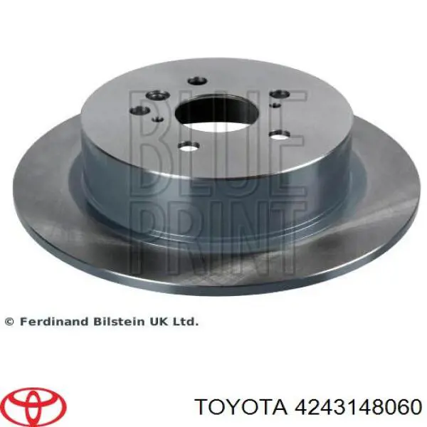 Disco do freio traseiro 4243148060 Toyota