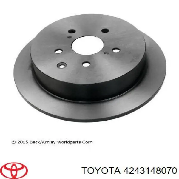 Disco do freio traseiro Toyota 4243148070 preço, a partir de 63,83 USD