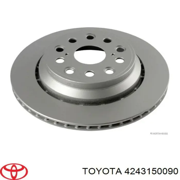 4243150090 Toyota Disco do freio traseiro