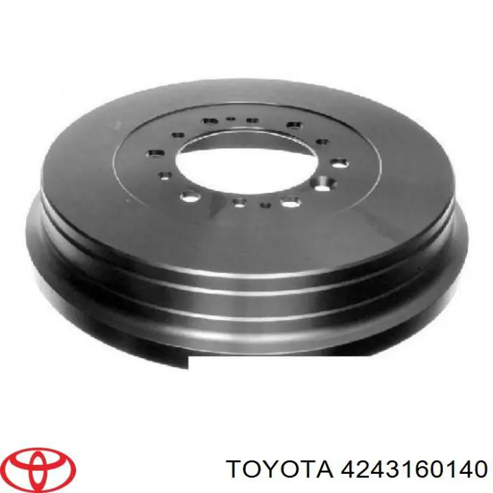 4243160140 Toyota Tambor do freio traseiro