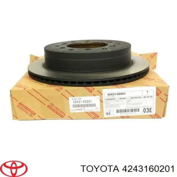 Disco do freio traseiro Toyota 4243160201 preço, a partir de 56,95 USD