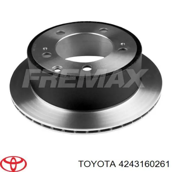 Compre 4243160261 Toyota Disco do freio traseiro