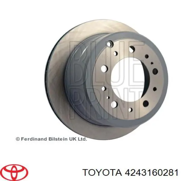 Disco do freio traseiro Toyota 4243160281 preço, a partir de 81,03 USD