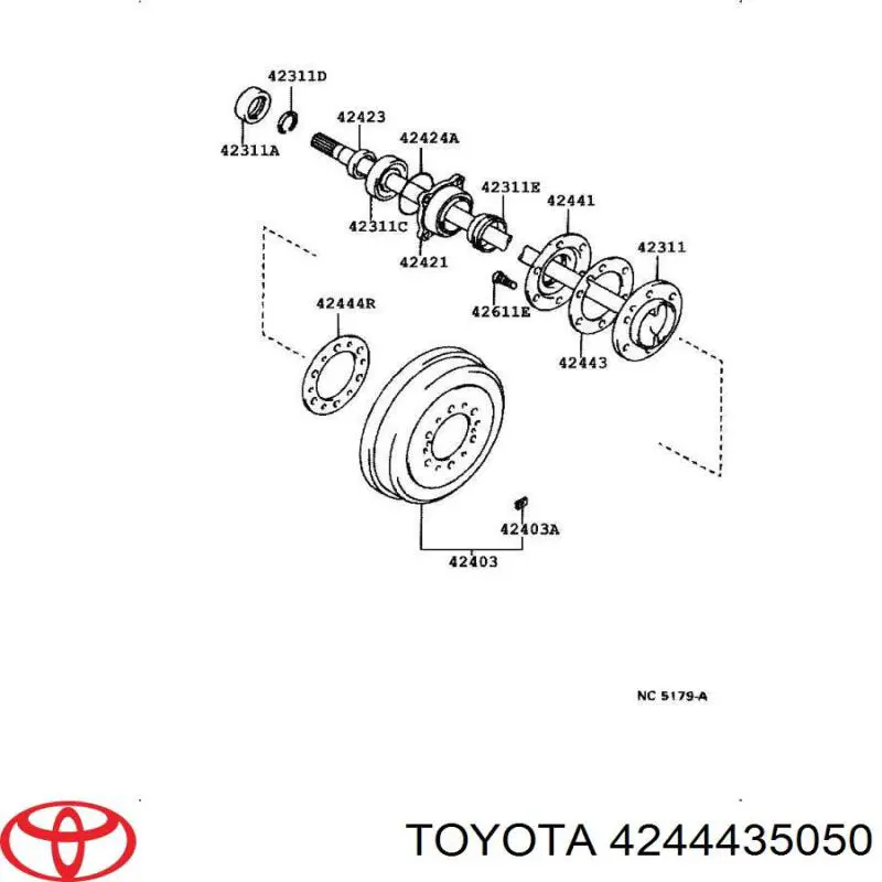 Compre 4244435050 Toyota 