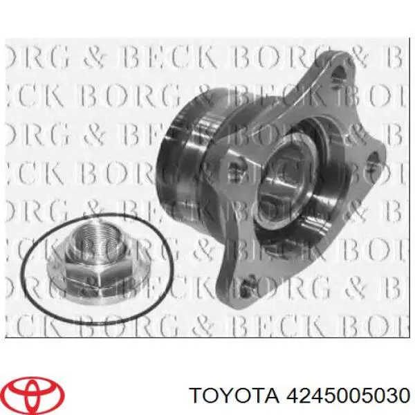 4245005030 Toyota Cubo traseiro