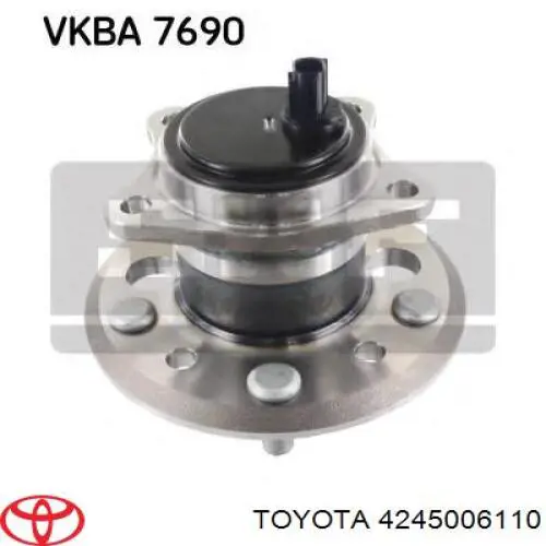 Cubo traseiro direito Toyota 4245006110