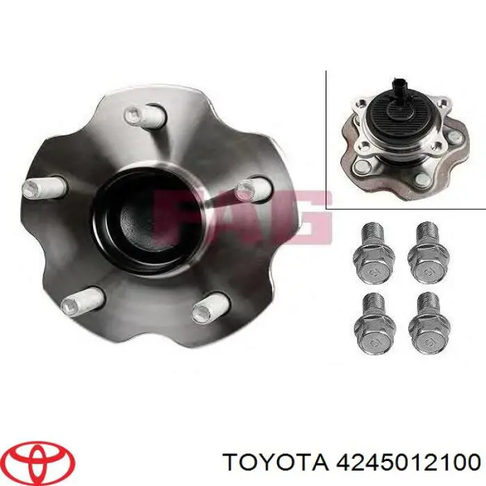 4245012100 Toyota Cubo traseiro