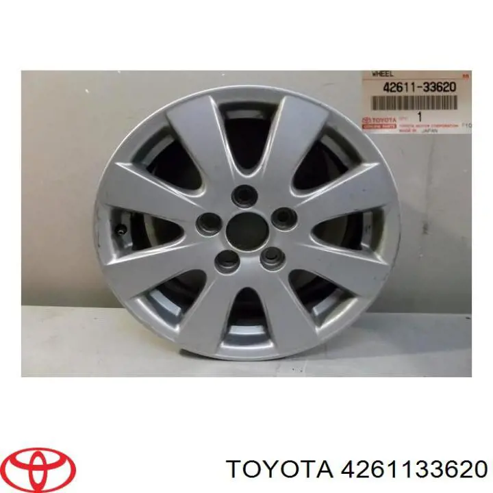 4261133531 Toyota Discos de roda de aleação ligeira (de aleação ligeira, de titânio)