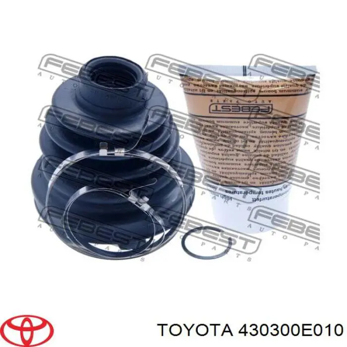 Bota de proteção externa de junta homocinética do semieixo dianteiro Toyota 430300E010 preço, a partir de 13,11 USD