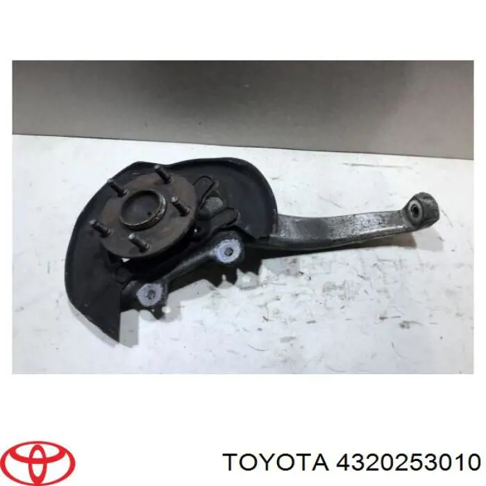 4320253010 Toyota Pino moente (extremidade do eixo) dianteiro esquerdo