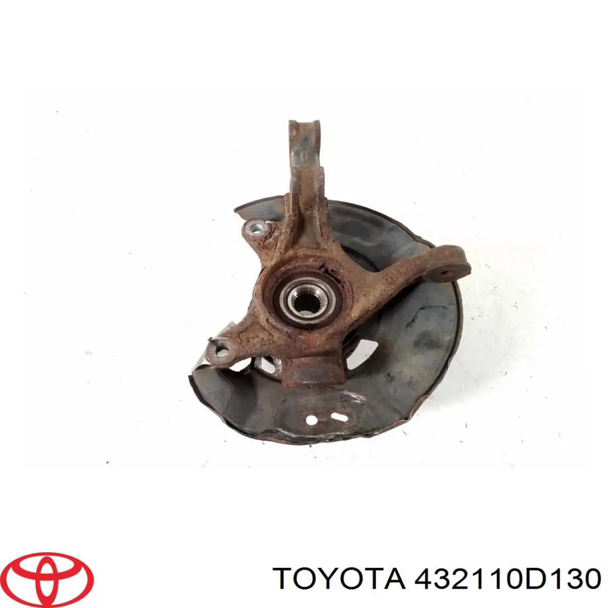 432110D130 Toyota Pino moente (extremidade do eixo) dianteiro direito