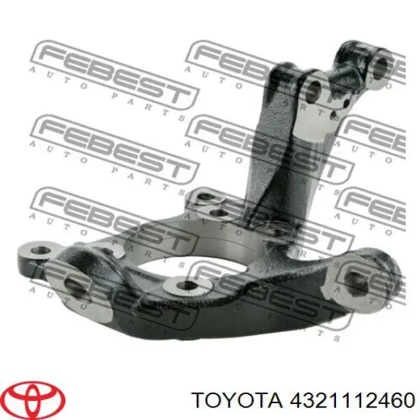 4321112460 Toyota Pino moente (extremidade do eixo) dianteiro direito