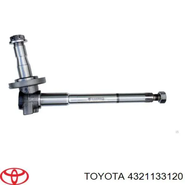 4321106250 Toyota Pino moente (extremidade do eixo) dianteiro direito