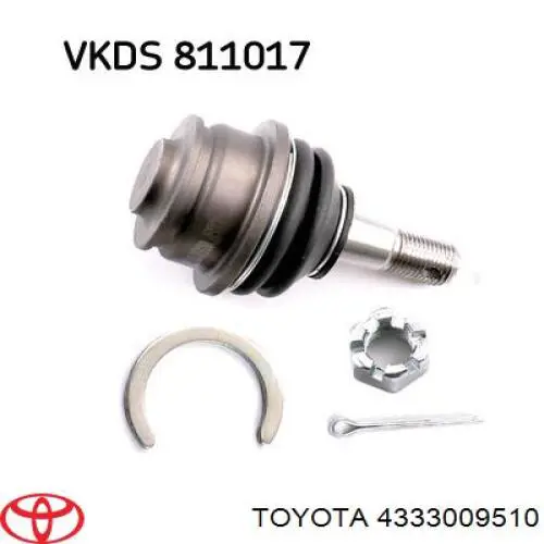 Suporte de esfera inferior Toyota 4333009510 preço, a partir de 35,86 USD