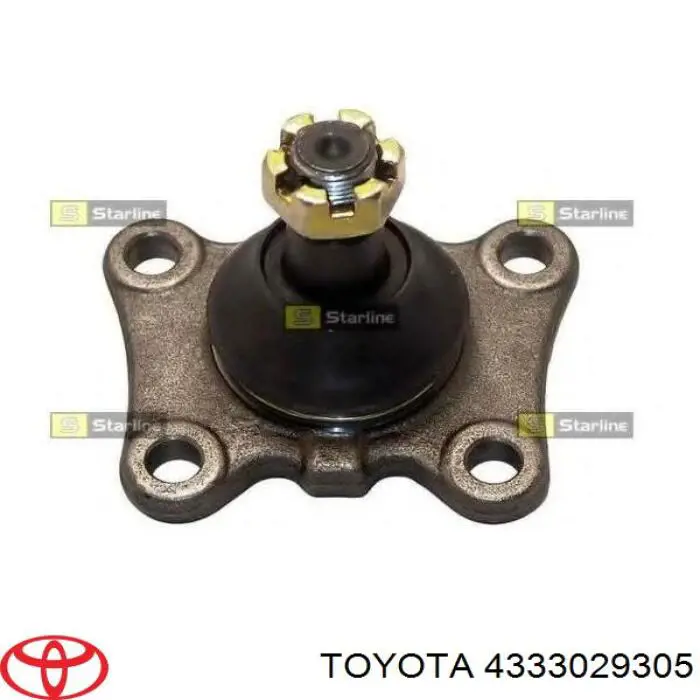 Suporte de esfera inferior 4333029305 Toyota
