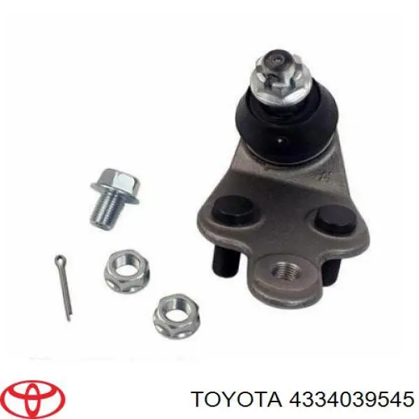 4334039545 Toyota Suporte de esfera inferior esquerdo