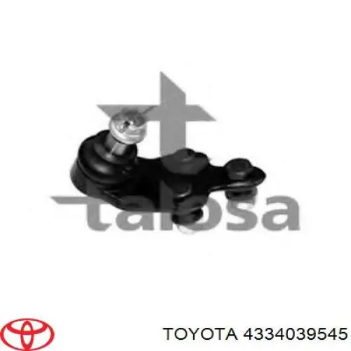 Suporte de esfera inferior esquerdo Toyota 4334039545 preço, a partir de 21,59 USD