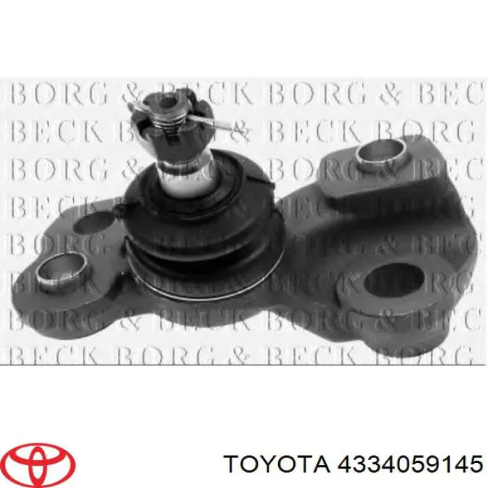 4334059145 Toyota Suporte de esfera inferior esquerdo
