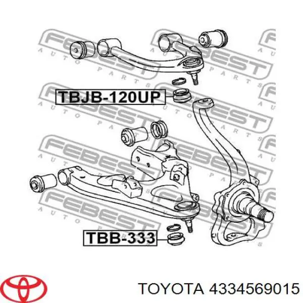 Bota de proteção de suporte esférico inferior Toyota 4334569015 preço, a partir de 8,21 USD