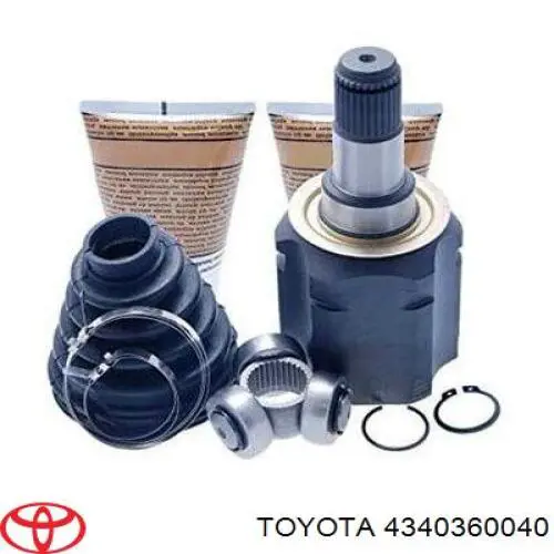 Compre 4340360040 Toyota Junta homocinética interna dianteira