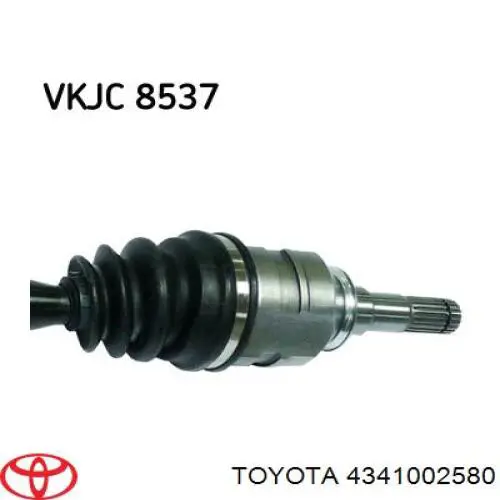 Semieixo (acionador) dianteiro direito Toyota 4341002580 preço, a partir de 98,75 USD
