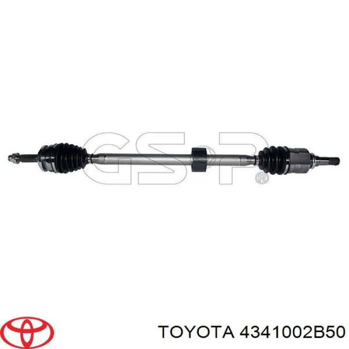 Compre 4346009X60 Toyota Semieixo (acionador) dianteiro direito
