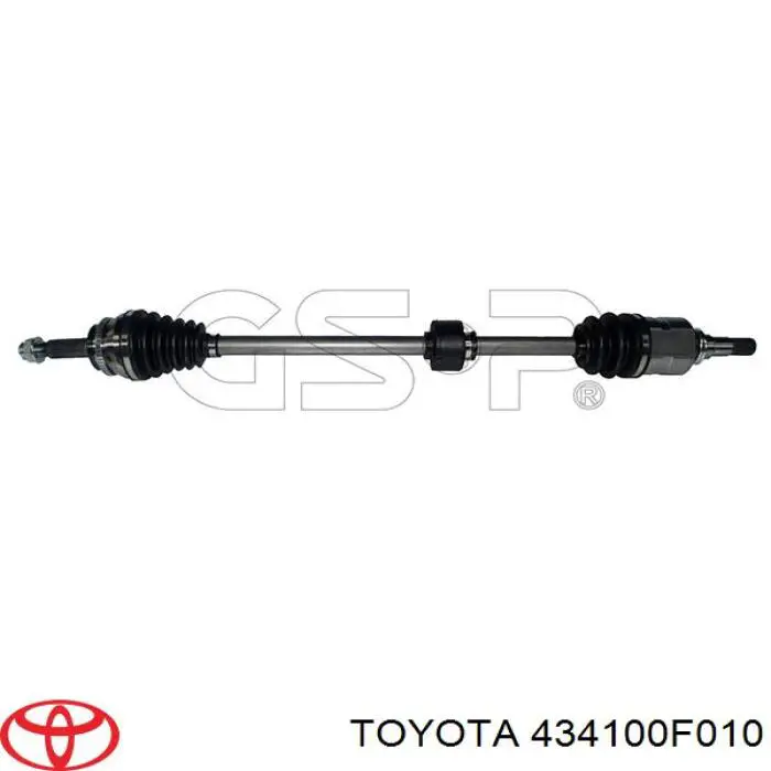 434100F010 Toyota Semieixo (acionador) dianteiro direito