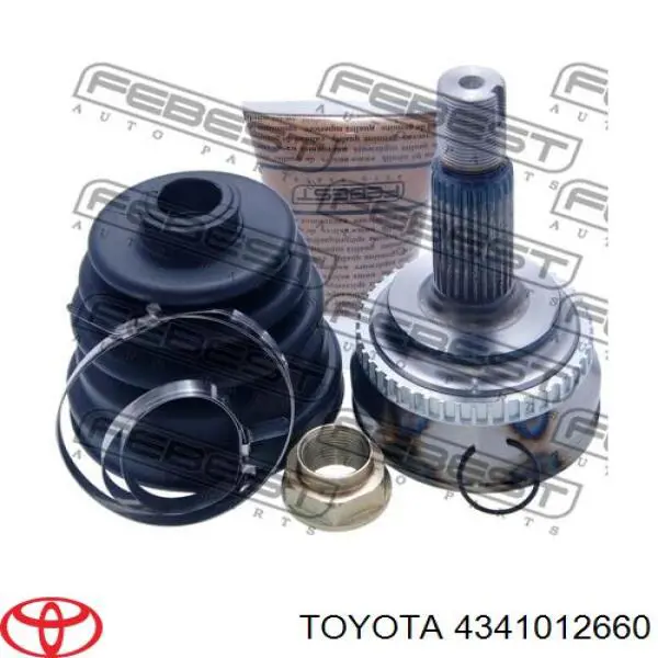 Semieixo (acionador) dianteiro direito Toyota 4341012660 preço, a partir de 89,52 USD