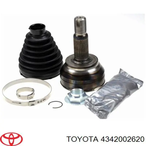 4342002620 Toyota Semieixo (acionador) dianteiro esquerdo