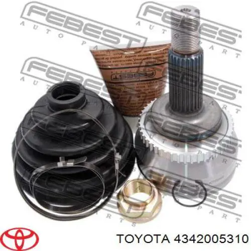 Compre 4342005310 Ssang Yong Semieixo (acionador) dianteiro esquerdo
