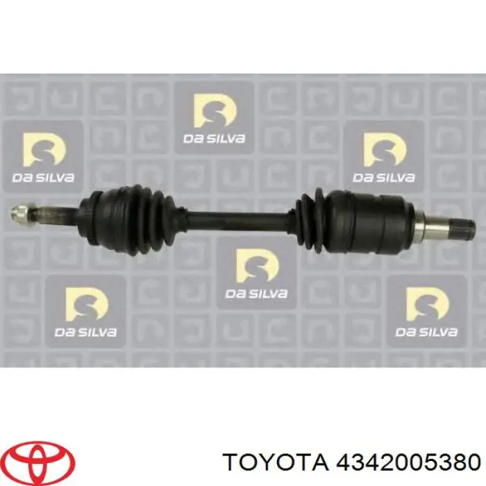 Semieixo (acionador) dianteiro esquerdo Toyota 4342005380 preço, a partir de 123,85 USD