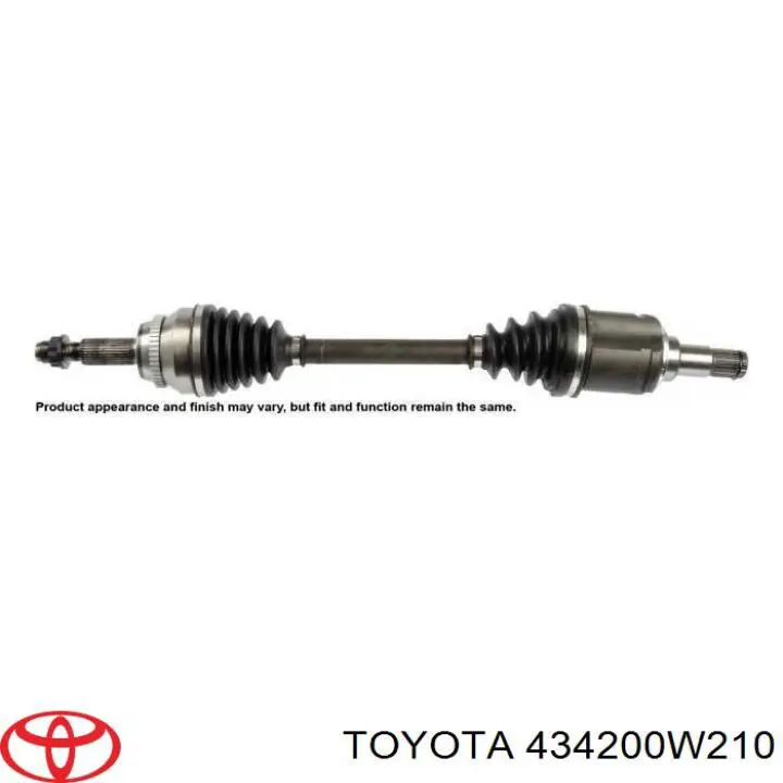 Semieixo (acionador) dianteiro esquerdo Toyota 434200W210 preço, a partir de 219,47 USD