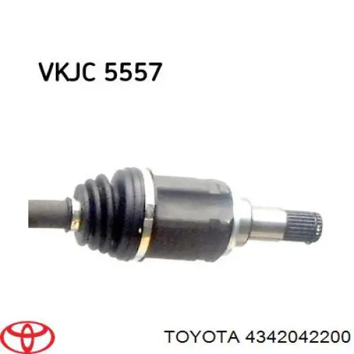 4342042200 Toyota Semieixo (acionador) dianteiro esquerdo