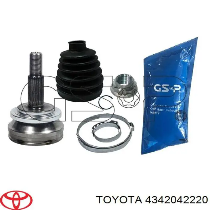 Semieixo (acionador) dianteiro esquerdo Toyota 4342042220 preço, a partir de 59,59 USD
