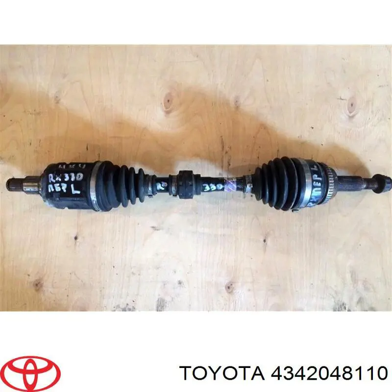 4342048110 Toyota Semieixo (acionador) dianteiro esquerdo