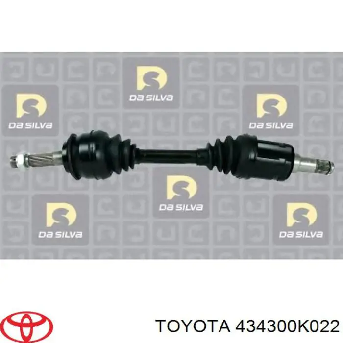 Semieixo (acionador) dianteiro Toyota 434300K022 preço, a partir de 136,21 USD