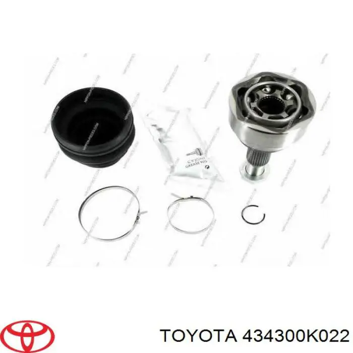 Compre 434300K022 Toyota Semieixo (acionador) dianteiro