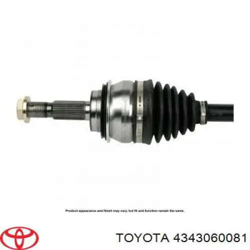 Semieixo (acionador) dianteiro TDS0262 Magneti Marelli