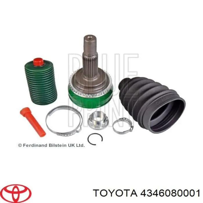 Junta homocinética externa dianteira direita Toyota 4346080001 preço, a partir de 669,88 USD