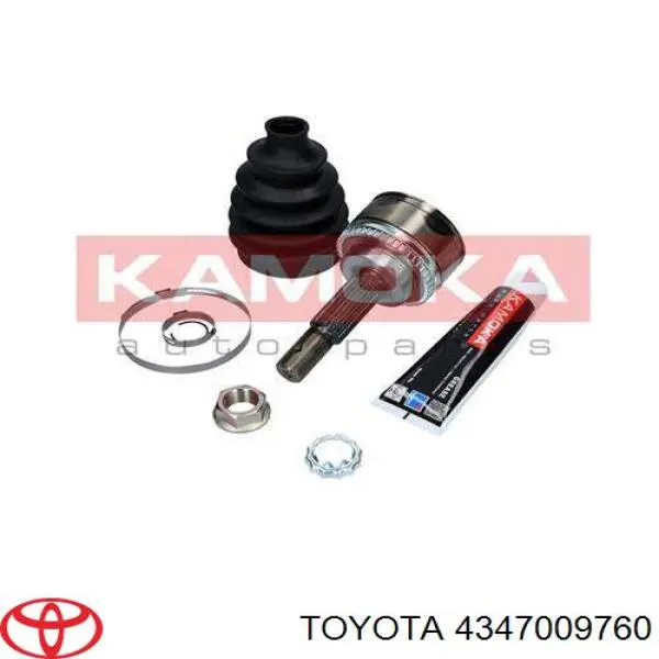 Junta homocinética externa dianteira Toyota 4347009760 preço, a partir de 424,95 USD