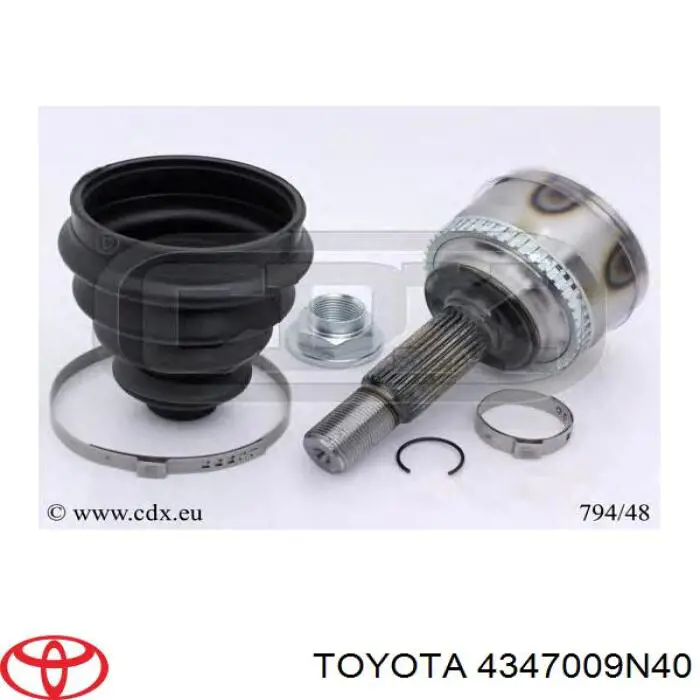 Compre 4347009N40 Toyota Semieixo (acionador) dianteiro esquerdo