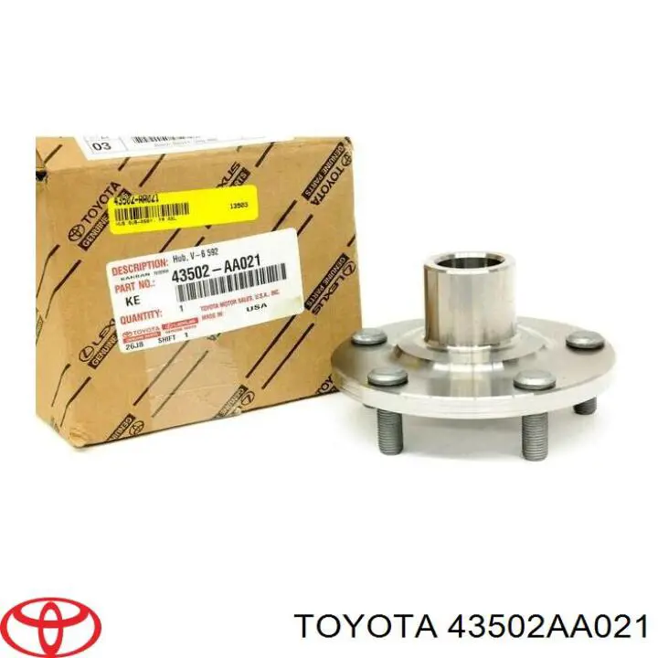 Cubo dianteiro Toyota 43502AA021 preço, a partir de 45,38 USD