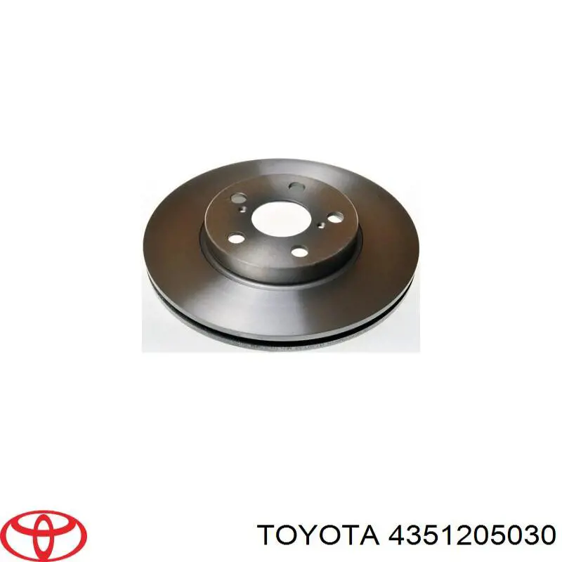 4351205030 Toyota Disco do freio dianteiro